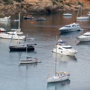 Una fundación denuncia que solo el 0,37% de los barcos que fondean sobre posidonia son multados en Ibiza y Formentera