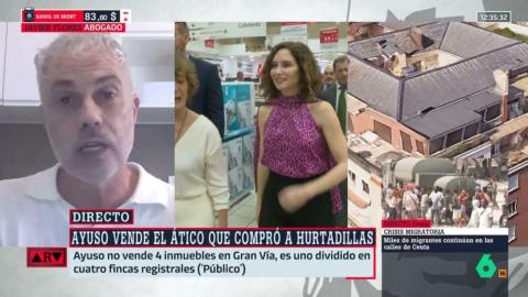 El abogado que denuncia al Gobierno de Ayuso desvela los movimientos de la Comunidad con el ático "oficina": "Ida y vuelta de..."