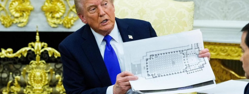 Un tribunal de EEUU frena las obras del Salón de Baile de Trump hasta que obtenga el permiso del Congreso