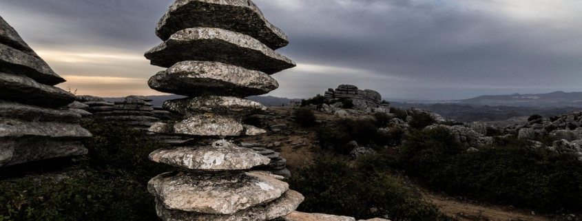 El Tornillo del Torcal, la roca de Málaga modelada a partir de sedimentos marinos de hace 150 millones de años