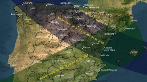 A qué hora será el eclipse solar del 12 de agosto en cada provincia de España: consulta cuándo empieza la totalidad