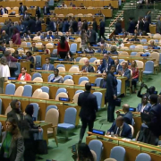 La Asamblea General de la ONU se vacía ante el discurso de Netanyahu, quien patalea: "Son cobardes morales"