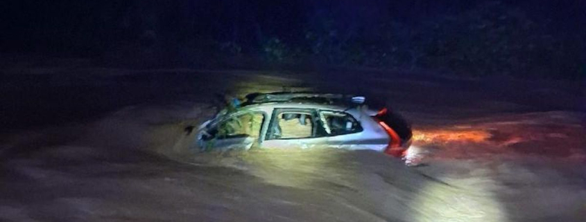 Un muerto en Olivella tras ser arrastrado su vehículo por las fuertes lluvias en Barcelona