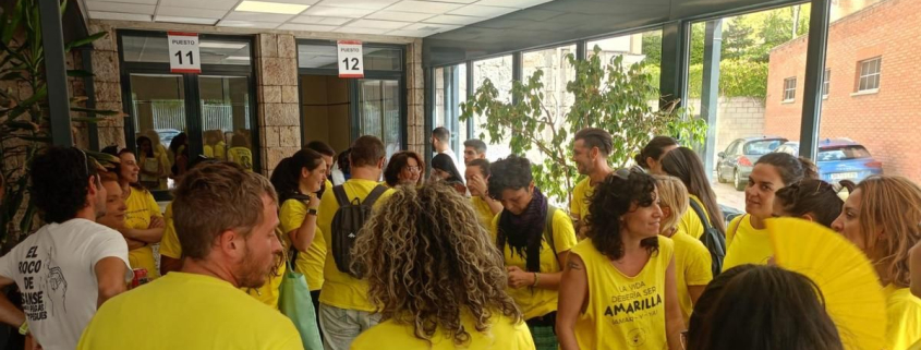 Sentada pacífica de las educadoras infantiles de Madrid para forzar a Ayuso a negociar: "Nos han precarizado"