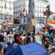 La acampada en la Puerta del Sol por la vivienda supera todas las expectativas: “Viendo este desborde, no se sabe cuánto estaremos aquí”