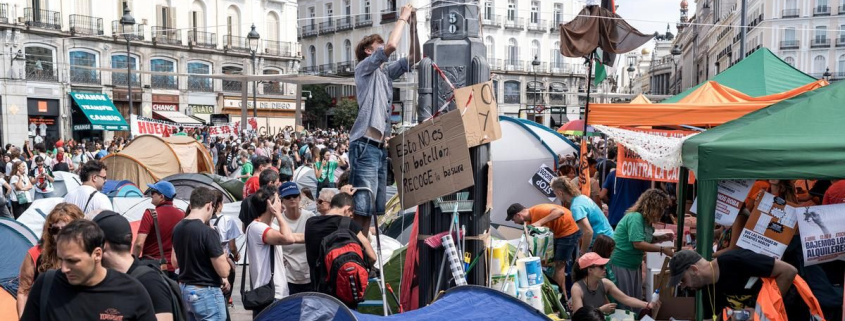 La acampada en la Puerta del Sol por la vivienda supera todas las expectativas: “Viendo este desborde, no se sabe cuánto estaremos aquí”