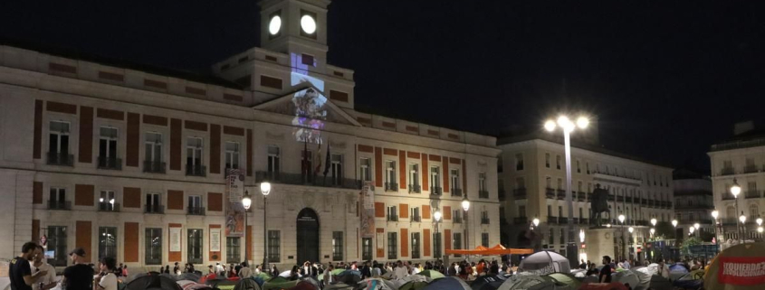 La primera noche de la acampada en Sol, desde dentro: “Esto va a marcar un antes y un después”