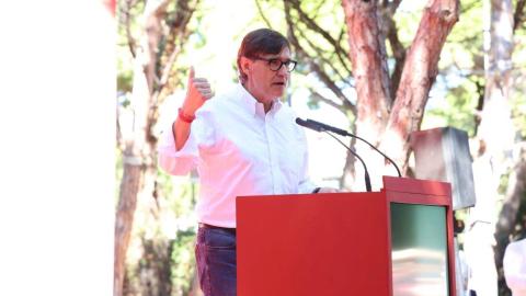 Illa critica a Feijóo y Abascal por sus actos en Cataluña y destaca el apoyo a Sánchez: "No estás solo. Claro que no"