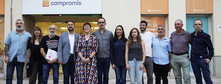 'Compromís: Front Valencià' presenta su candidatura unitaria de izquierdas: "Es un acuerdo histórico para que toda la gente pueda votar"
