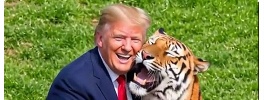 Trump publica un vídeo del ataque mortal de un tigre a un joven británico pese a que la familia del fallecido pidió no compartirlo