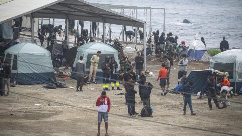 Descontento en la Audiencia Nacional por el nuevo informe del CNI sobre la crisis migratoria de Ceuta