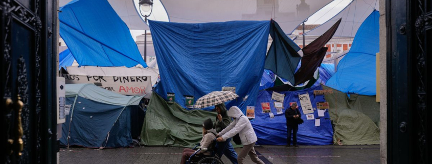 La Comunidad de Madrid arranca la semana con pocas lluvias y máximas por debajo de 20 grados