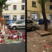 El Sindicato de Inquilinas denuncia la destrucción del altar en memoria de Maricarmen levantado en su calle El Sindicato de Inquilinas denuncia la destrucción del altar en memoria de Maricarmen levantado en su calle