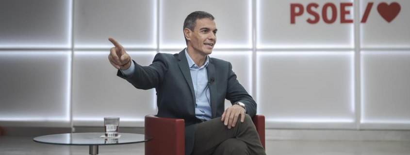 Las frases de la entrevista a Pedro Sánchez: "El bulo del voto por correo es miedo a perder"