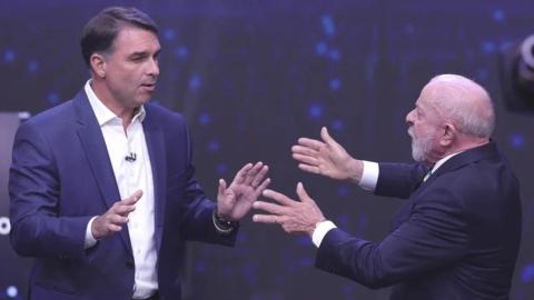 La corrupción y los ataques personales marcan el primer debate entre Lula y Flávio Bolsonaro